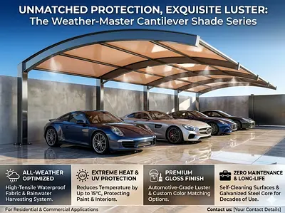 Parking shade ! Tensile shade ! Canopy shade
