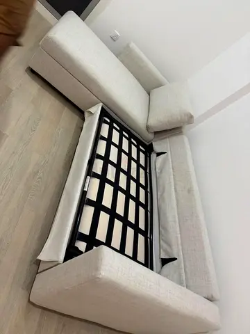 Like new condition Ikea vimle lshape sofabed under storage