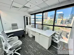 Premium Office with Front View | 2 Min from BurJuman Metro | AED 40K