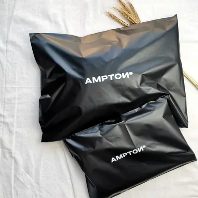 Black Poly Mailer Bags (Self-seal) - Pack of 2