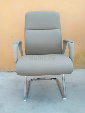 Modern Grey Cantilever Office Guest Chair