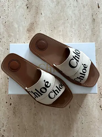 Chloe Woody Mule sandals. Size 38 best fits 37 1/2