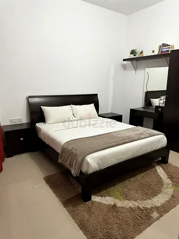Full King size bedroom Set with Mattress Dressing table and side tables ( Huzaifa furniture)