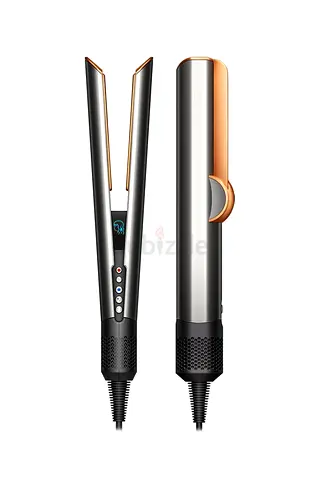 Dyson Airstrait wet and dry Hair Straightener in Bright Nickel Bright Copper Color