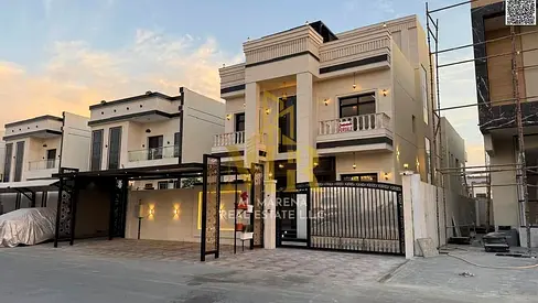 Villa with pool for sale in Ajman | Al Yasmin area | 5 bedrooms, majlis, living room, maid's room,