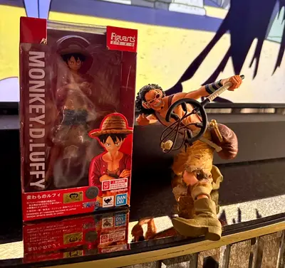 One Piece Figures: Monkey D. Luffy + Usopp figure (boxed) - collector set