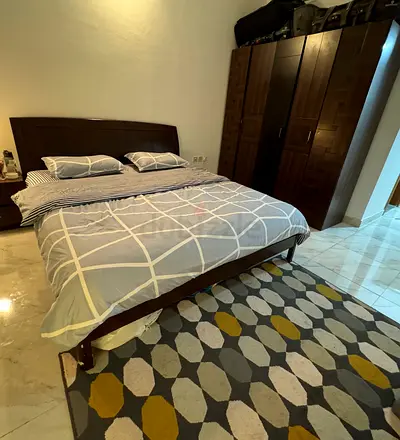 King Size Bed with Storage and mattress