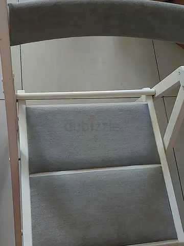 Ikea Chair with Grey Fabric
