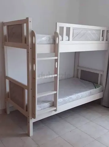 Solid Wood White Bunk Bed - brand new