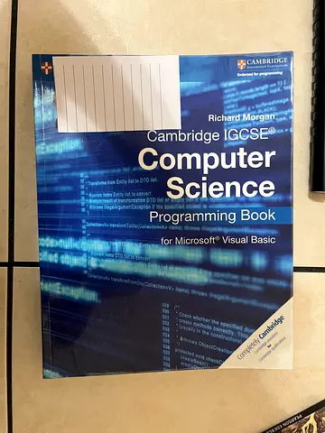 IGCSE Computer Science textbook