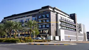 Modern 1BR Apartment | Belgravia 2 JVC | Pool &amp; Courtyard View | Unfurnished Corner Layout