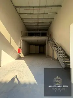 Warehouse in Ajman Industrial 1 - with mezzanine - 3240 Sq .Ft - 20 kW electricity - Epoxy flooring