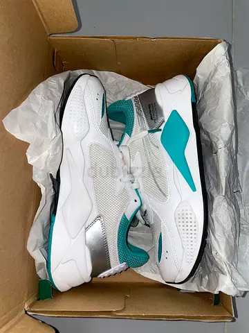Brand new PUMA RS-X(amg collabaration) White and teal casual sneakers size 42