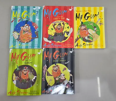 Set of 5 Mr Gum Childrens Books by Andy Stanton (Good Condition)