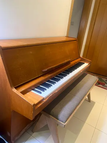 Wooden piano