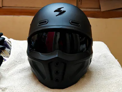 ScorpionEXO Covert X Open Face Half Shell 3/4 Mode Motorcycle Helmet Comm Ready Speaker Pockets DOT