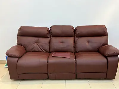 3 seater leather recliner sofa for sale