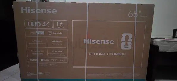 Hisense 65 UHD 4K Smart TV (E6 Series) - Brand New Sealed Brand new, sealed box, never opened