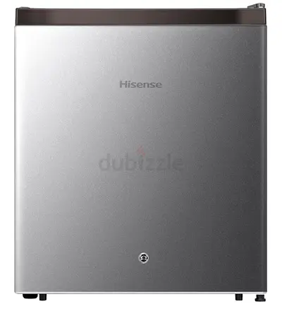 Hisense 60L Compact Single Door Refrigerator - Silver, Low Noise