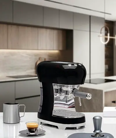 SMEG ECF02BLUK Retro Style Espresso Coffee Machine – Brand New | Free Delivery Warranty
