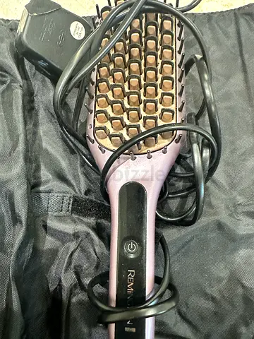 Remington heated hair straightening brush - used, working