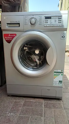 LG Front Load Washing Machine 5kg Silver - Good Working Condition