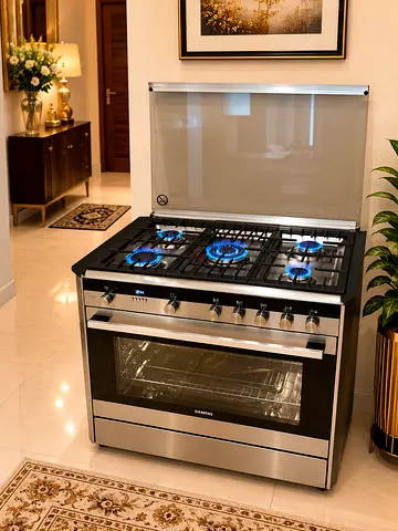 Siemens iQ700 top gas/electric oven cooker 90x60cm