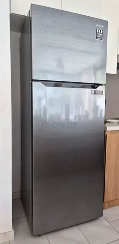 Original: AED 2,300, Samsung 2-Door Top Freezer Refrigerator - 10 Year Inverter Warranty