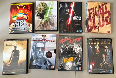 Set of 8 DVD’s AED 50