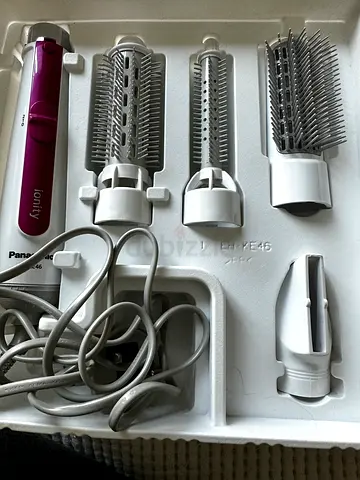 Panasonic Ionity Hair Styler EH-KE46 – Hot Air Brush with 4 Attachments
