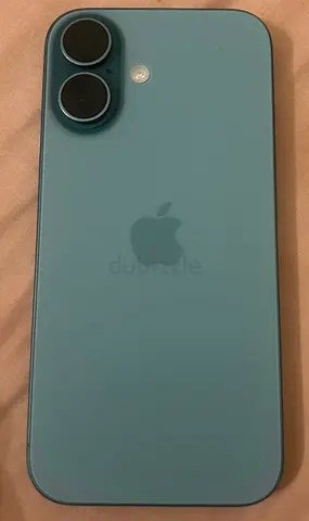 Light Blue iPhone 16 (Dual Camera) - Good Condition