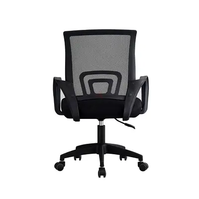 Black Mesh Ergonomic Office Chair with Lumbar Support