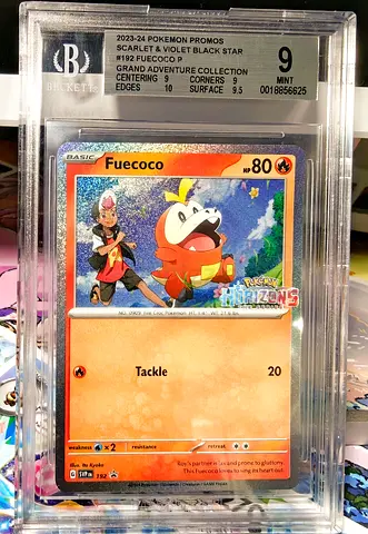 Pokémon SV: Paldea Horizons Fuecoco Holographic Promo Card Stamp