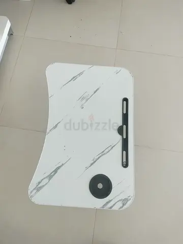 Portable Laptop Desk with Marble Finish