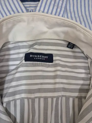 Burberry London striped button-up shirt size 39/15.5