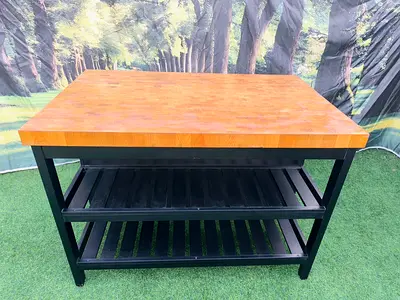 IKEA VADHOLMA Wooden Kitchen Island Counter