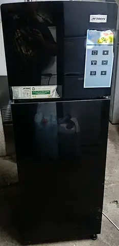 Aftron medium size double door fridge for sale with excellent condition free delivery 0553267116