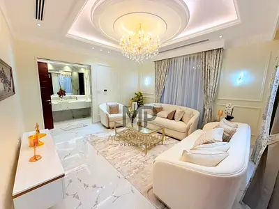 Luxury villa for sale, including registration and ownership fees, furniture, and air conditioning, with bank financing available and a flexible paymen