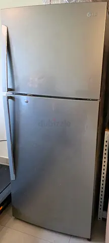 LG Silver Two door 650 litre Refrigerator frost free for sale.