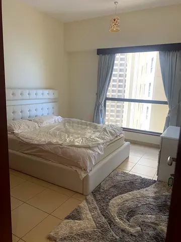 FULLY FURNISHED ROOM WITH BIG WINDOWS IN A NEAT CLEAN APARTMENT IN JBR FULL MARINA VIEW