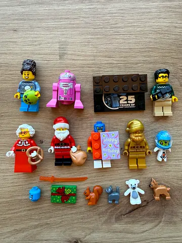 Lego Minifigures BUNDLE: Star Wars, Santa Claus, Christmas, Advent Calendar, Animals