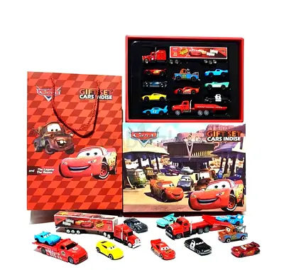 Lightning McQueen Die-Cast Metal Cars Gift Set | 11-Piece Collection | New