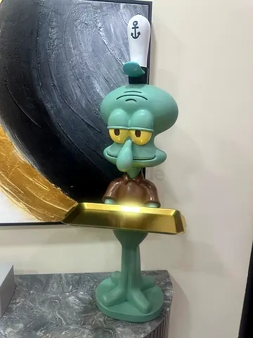 Squidward Tentacles collectible statue table