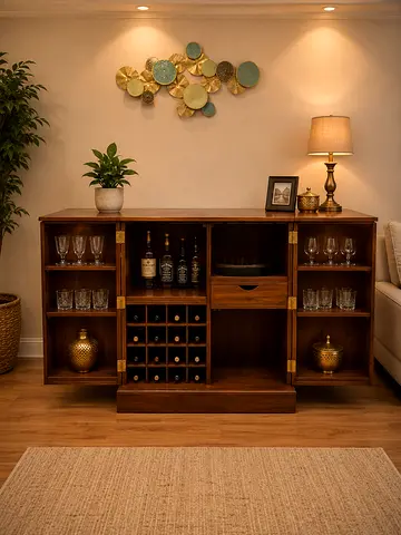 Crate And Barrel Maxine Bar Cabinet