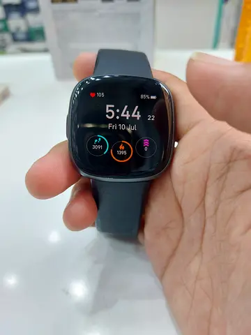 Fitbit-style Smartwatch versa 4 in Good Working Condition (Black Strap)