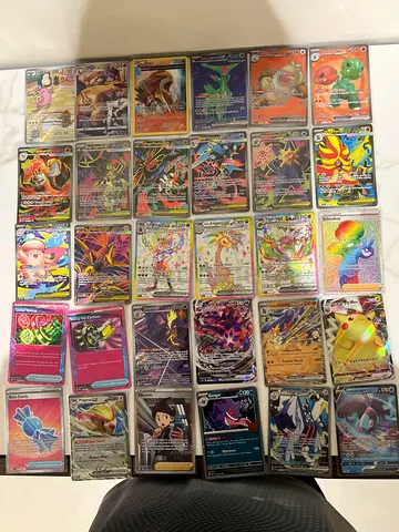 Pokemon cards, mint condition, under marker value