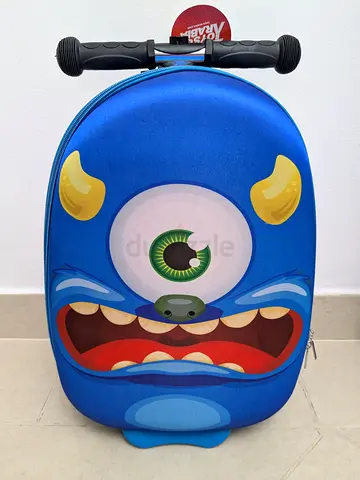 Kids Foldable Scooter Suitcase Cabin Luggage