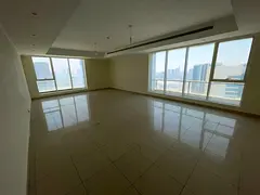 Annual 3 Bedroom Apartment with Maid’s Room for Rent in Al Khan, Sharjah | Full Sea View, Free AC,