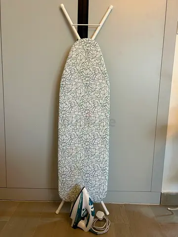 Ironing board with steam iron - good condition