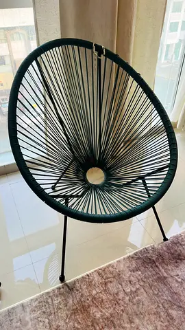 Modern Black Acapulco Chair